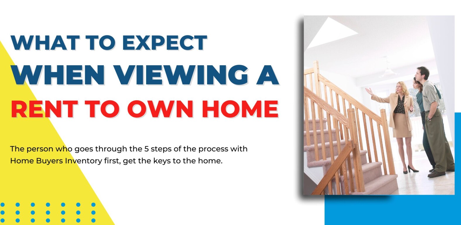 WHAT TO EXPECT WHEN VIEWING A RENT TO OWN HOME